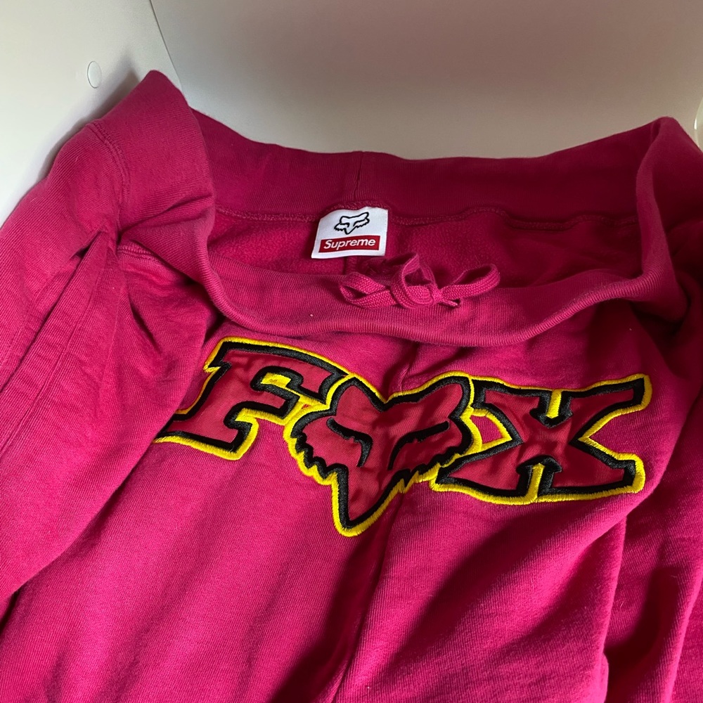 Supreme and Fox collaboration sweatpants mens XL